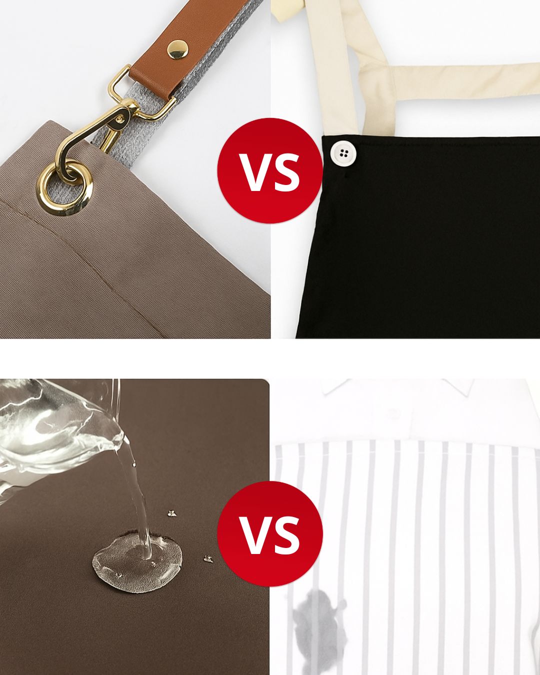 tablier de chef résistant aux éclaboussures pour une protection optimale en cuisine.