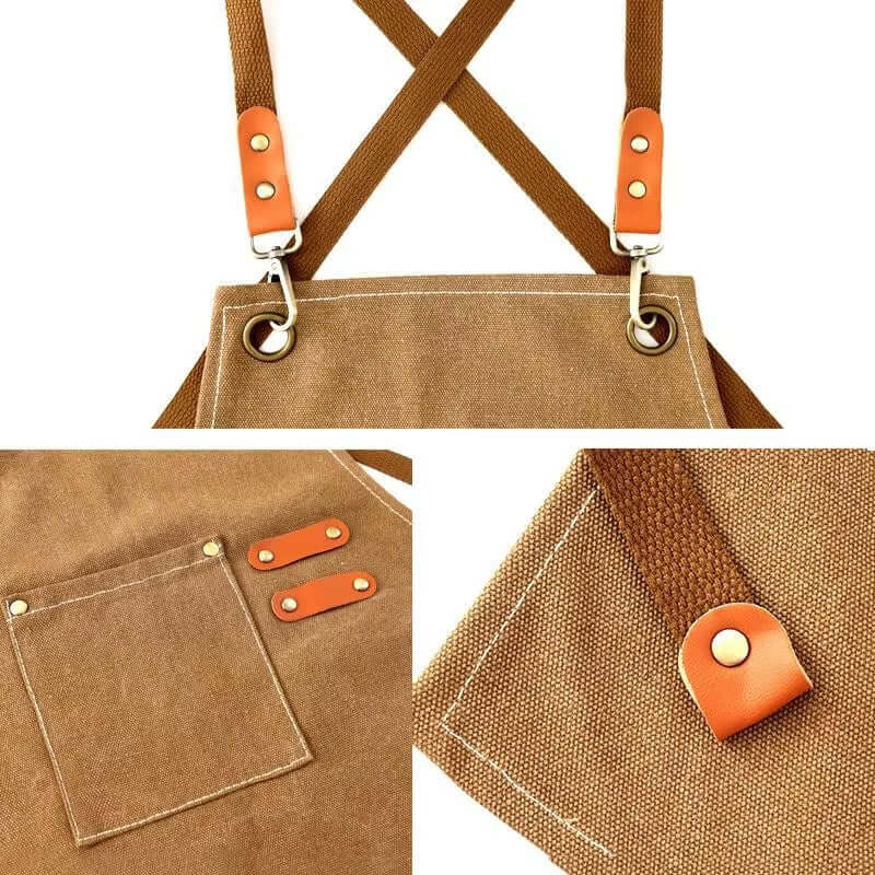 tablier de cuisine enfant en coton et polyester  avec bretelles ajustables et poches pratiques pour activités créatives et cuisine